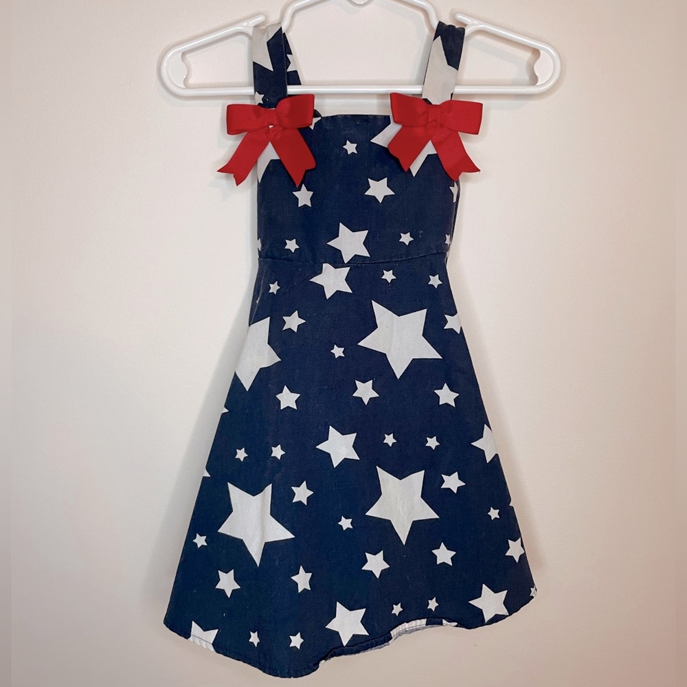 Stars & Bows Dress by Jessica Ann | 18M